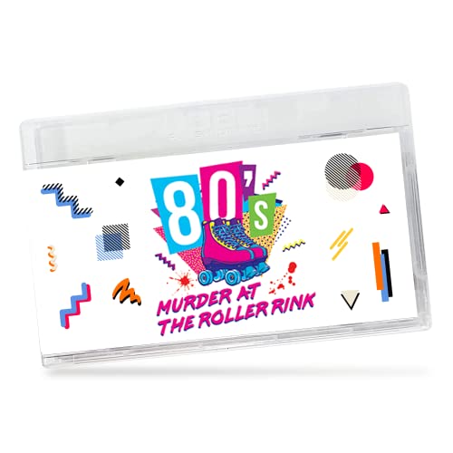 Murder at The Roller Rink: an 80s Teen Murder Mystery Game | Flexible 4-20+ Spieler | Persönliche & virtuelle Spielanleitung | USB mit druckbaren Dateien von Broadway Murder Mysteries