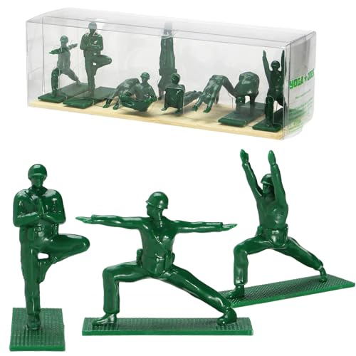 Yoga Joes - Green Army Men Toys by Brogamats von Brogamats