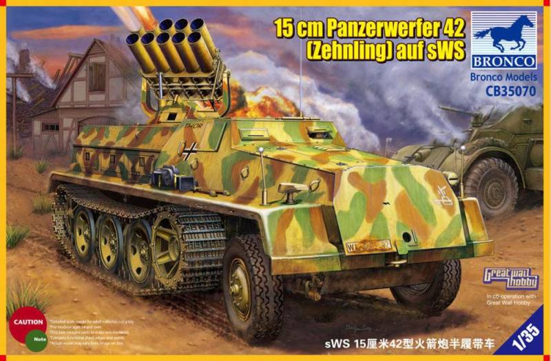 15cm Panzerwerfer 42 (Zehnling) auf sWS von Bronco Models