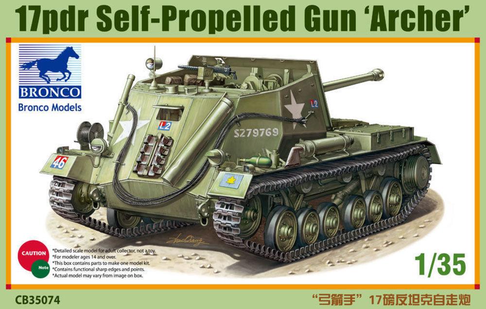 17pdr Self-Propelled Gun Archer von Bronco Models