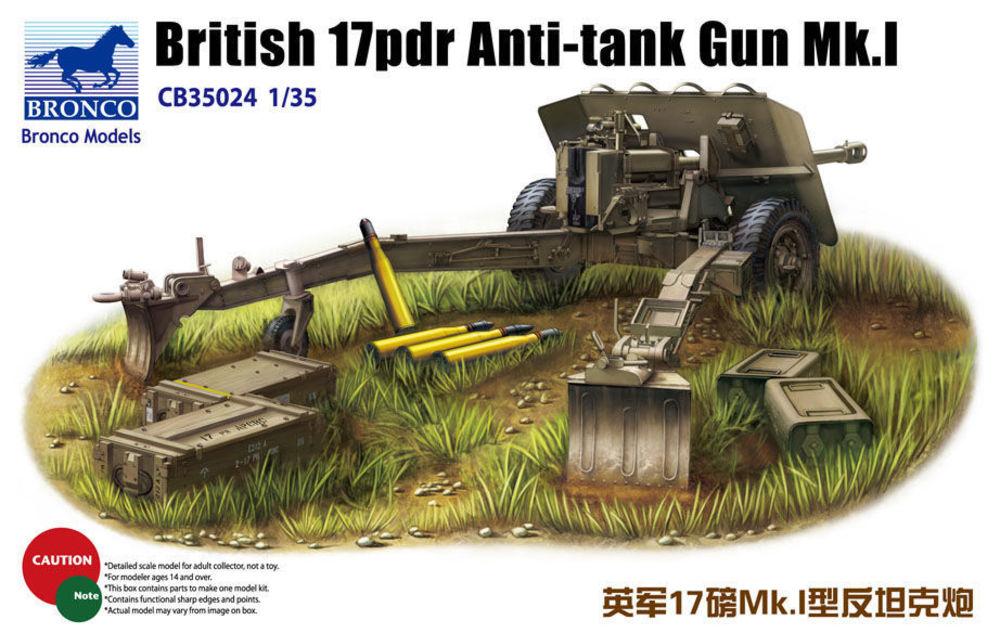 British 17pdr Anti-tank gun Mk.I von Bronco Models