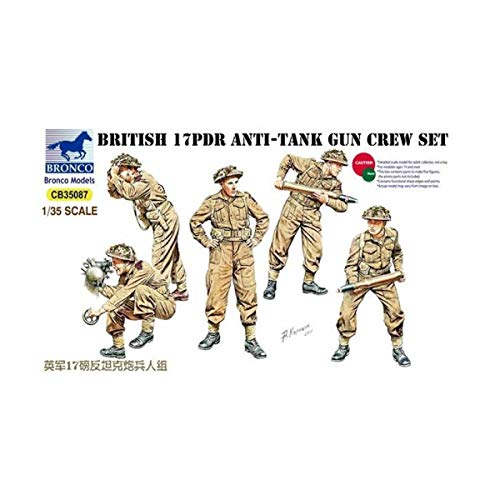 Bronco CB35087-1/35 Figurensatz British 17pdr Anti Tank Gun Crew Set von Bronco Models