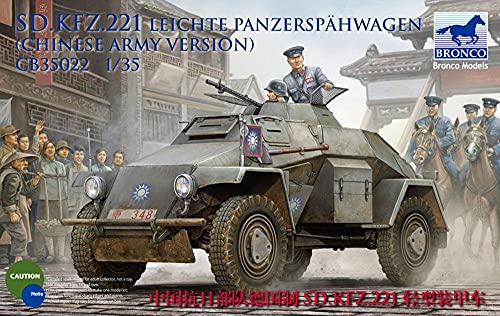 Bronco Models CB35022 - Modellbausatz Sd.Kfz.221 Armored Car, Chinese Version von Bronco Models