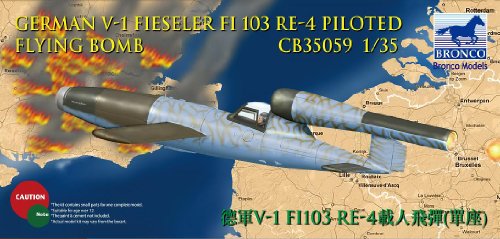 Bronco Models CB35059 - Modellbausatz V-1 Fi103 Re 4 Piloted Flying Bomb von Bronco Models