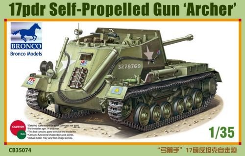 Bronco Models CB35074 - Modellbausatz 17pdr Self-Propelled Gun Archer von Bronco Models