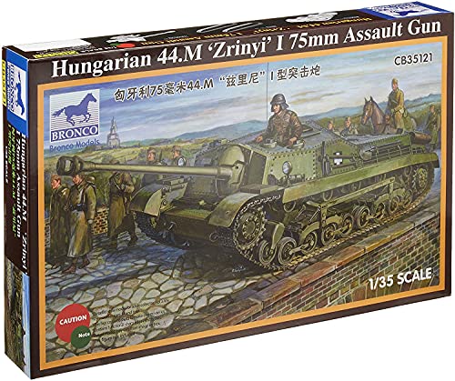 Bronco Models CB35121 - Modellbausatz Hungarian 75 mm Assault Gun 44.M Zrinyi I von Bronco Models