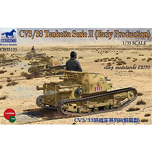 Bronco Models CB35125 - Modellbausatz CV3/33 Tankette Serie II, Early Producti von Bronco Models