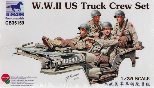 Bronco Models CB35159 - Figuren WWII US Truck Crew Set von Bronco Models