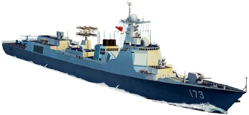 Bronco Models NB5040 - Modellbausatz Chinese Navy Type 052D Destroyer, 173 Changsha von Bronco Models