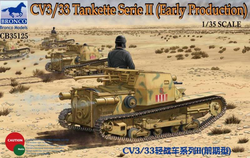 CV3/33 Tankette Serie II (Early Producti von Bronco Models