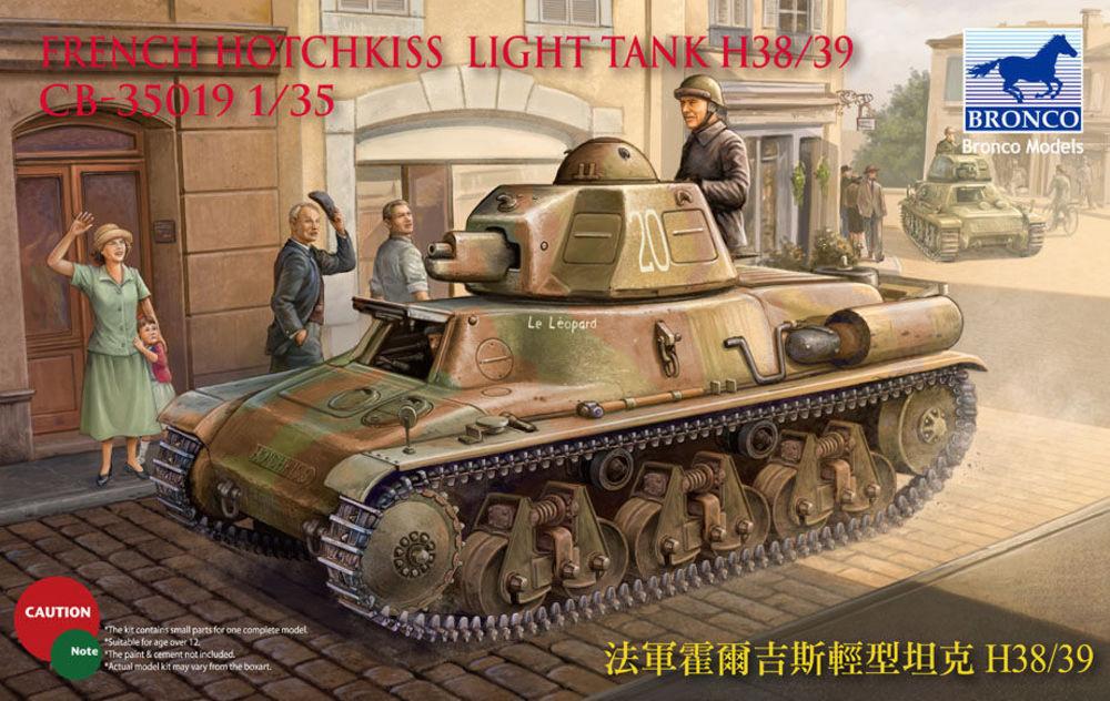 French H38/39 Light tank ( 2 versions) von Bronco Models