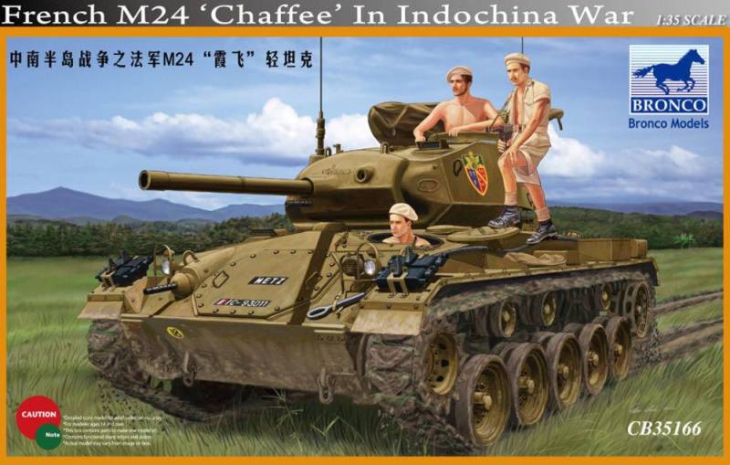 French M24 Chaffee in Indochina War von Bronco Models