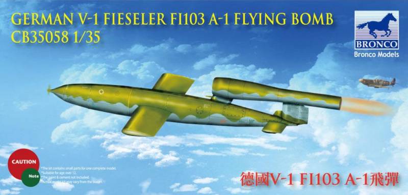 German V-1 Fi103 A-1 Flying Bomb Flying Bomb von Bronco Models