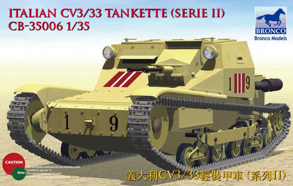 Italian CV L3/33 Tankette (Serie II) von Bronco Models