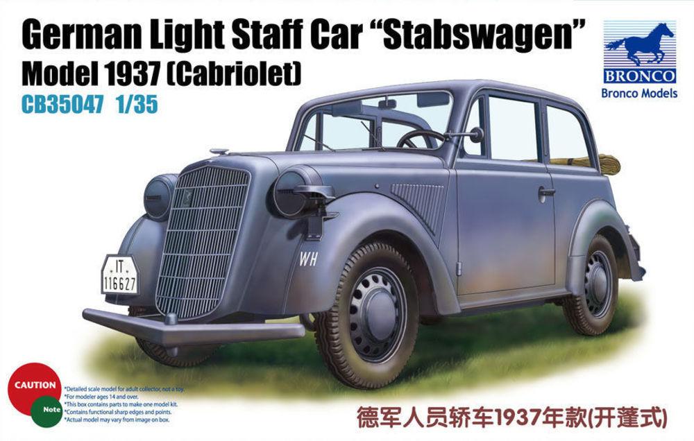 Light Staff Car Mod. 1937 (Cabrio) von Bronco Models