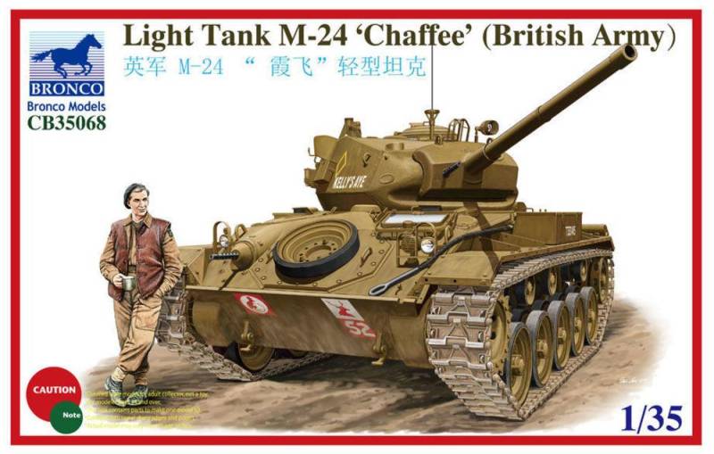 Light Tank M-24 Chaffee (British Version von Bronco Models