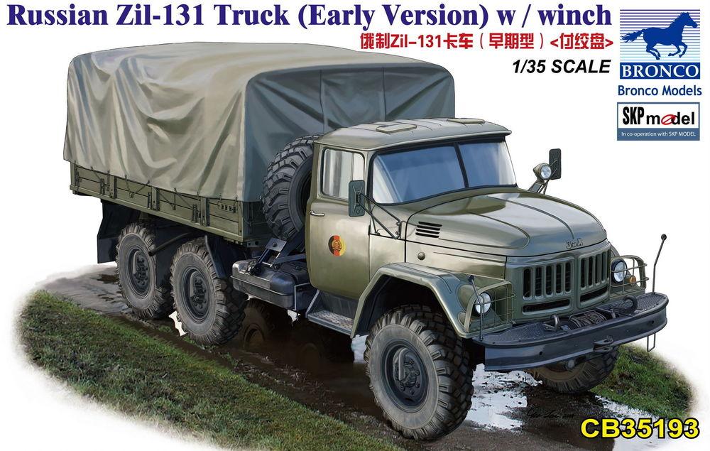 Russian Zil-131 Truck (Early Version) w/winch von Bronco Models