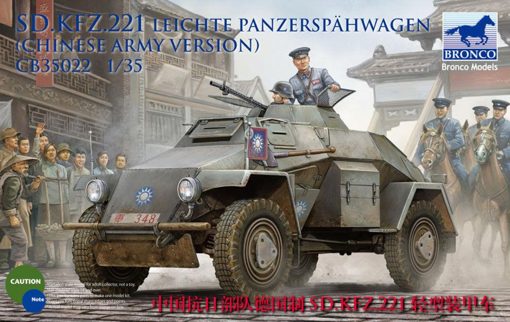 Sd.Kfz.221 Armored Car (Chinese Version) von Bronco Models