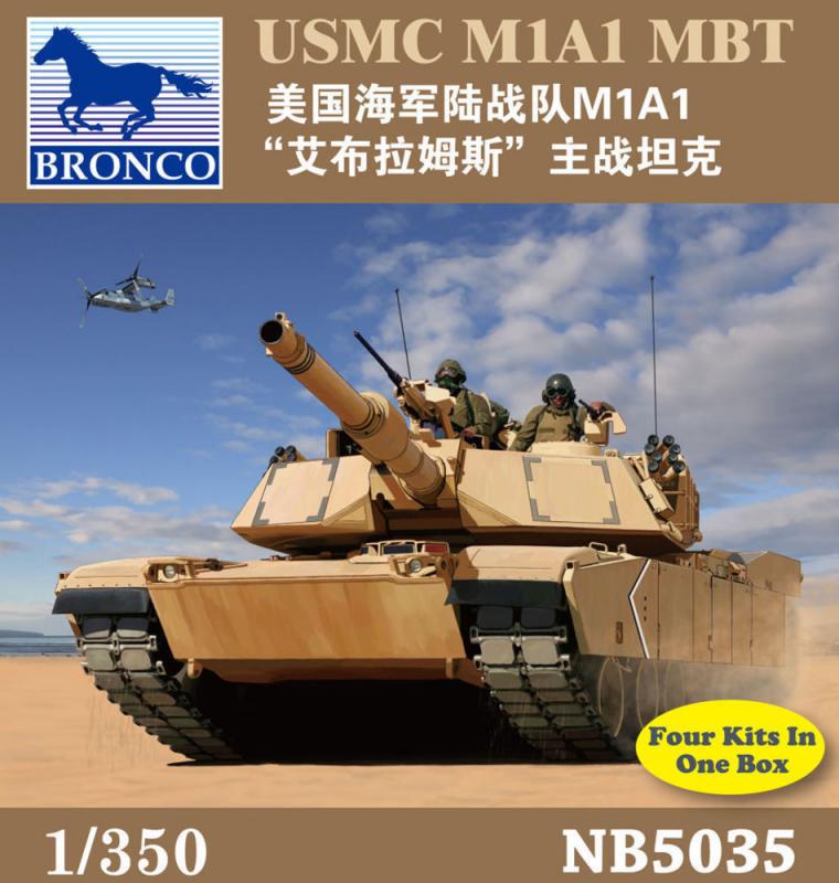 USMC M1A1 MBT von Bronco Models