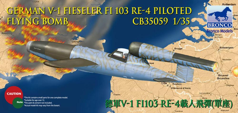 V-1 Fi103 Re 4 Piloted Flying Bomb von Bronco Models