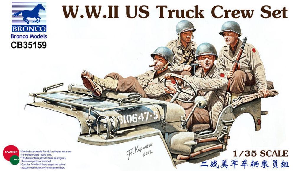 WWII US Truck Crew Set von Bronco Models