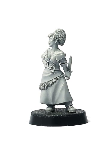 Brother Vinni Fantasy Female Character, 28mm Resin Miniature von Brother Vinni