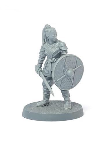 Brother Vinni Shield Maiden Wargame Miniature SAGA 28mm, Resin von Brother Vinni