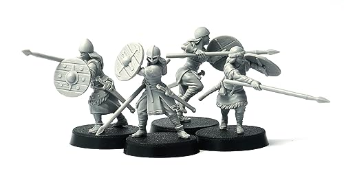 Brother Vinni Shield Maidens (Viking Female Warriors), 28mm Resin Miniatures von Brother Vinni