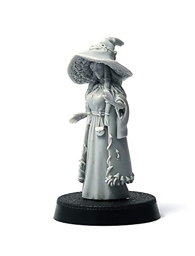 Brother Vinni Witch Wargame Miniature 28mm, Resin, Grey von Brother Vinni