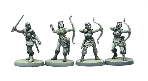 Brother Vinni Celtic Female Archers, 28mm Resin Miniatures for Tabletop Wargaming von Brother Vinni