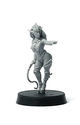 Brother Vinni Dark Elf Miniature Fantasy 28mm for argaming and Collecting, Grey von Brother Vinni