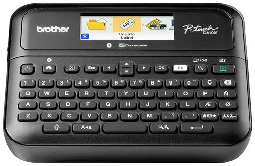 Brother P-touch D610BT Beschriftungsgerät Geeignet für Schriftband: TZe 3.5 mm, 6 mm, 9 mm, 12 mm, von Brother