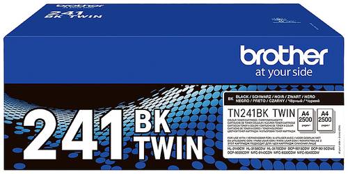 Brother Toner TN-241BKTWIN Original 2er-Pack Schwarz 2500 Seiten TN241BKTWIN von Brother