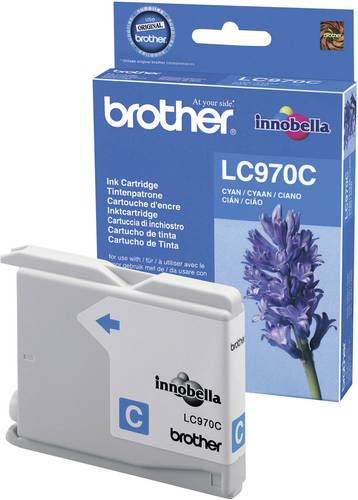 Brother Druckerpatrone LC-970C Original Cyan LC970C von Brother