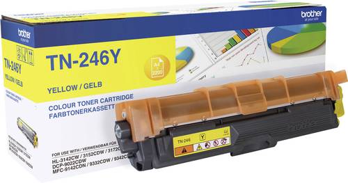 Brother Toner TN-246Y Original Gelb 2200 Seiten TN246Y von Brother