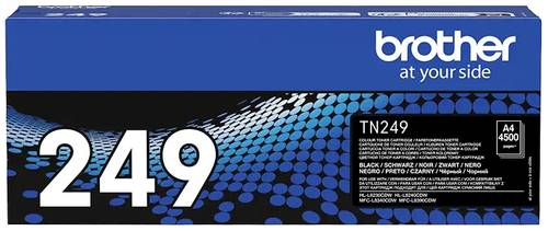 Brother Toner TN-249BK Original Schwarz 4500 Seiten TN249BK von Brother