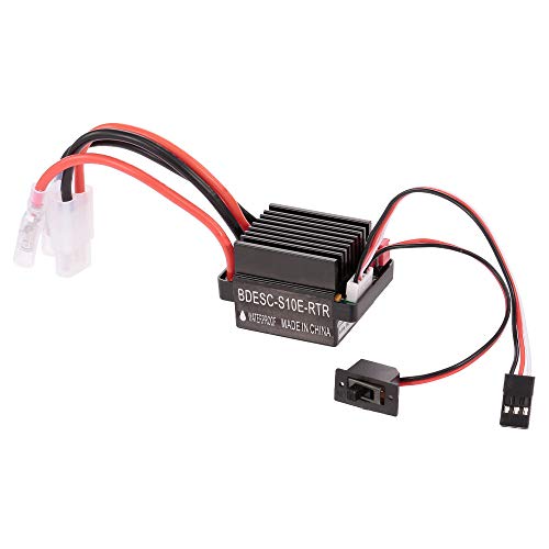 6–12 V Gebürsteter Regler, 320 A Gebürsteter Regler, Kleine Größe mit Hoher Strombelastbarkeit für 1:10 RC-Auto/Boot, Elektrischer Geschwindigkeitsregler mit 5 V/2 A BEC von Brrnoo