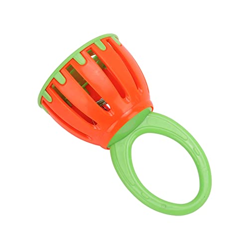 Brrnoo Baby Cage Bell Rassel, Schüttlerrassel für Baby mit Ovalem Griff Design Handbell Orff Percussion Instrument Kid Frühaufschuldung Musik Spielzeug Cage Bell Shaker für Frühes Training Brrnoo Baby Cage Bell Rassel, Schüttlerrassel für Baby mit Ovalem Griff Design Handbell Orff Percussion Instrument Kid Frühaufschuldung Musik Spielzeug Cage Bell Shaker für Frühes Training von Brrnoo