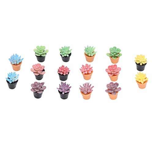 Brrnoo Dollhouse -Pflanzen, Miniaturpflanzen für Dollhouse mit Harz 1:12 Skala Lebenslebendes Erscheinungsbild Lebendige Reiche Farben Miniaturpflanzen 16pcs Puppenhaus Topfpflanzen Brrnoo Dollhouse -Pflanzen, Miniaturpflanzen für Dollhouse mit Harz 1:12 Skala Lebenslebendes Erscheinungsbild Lebendige Reiche Farben Miniaturpflanzen 16pcs Puppenhaus Topfpflanzen von Brrnoo