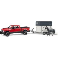 Bruder - RAM 2500 Power Wagon mit Pferdeanhänger und 1 Pferd von Bruder