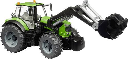 Bruder Deutz Traktor 8280 TTV mit Frontlader Fertigmodell Landwirtschafts Modell von Bruder