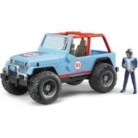 Bruder - Jeep Cross Country Racer blau mit Rennfahrer von Bruder