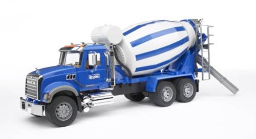 Bruder Baufahrzeug Modell Mack Granite Betonmischer Fertigmodell LKW Modell von Bruder