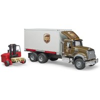 Bruder - MACK Granite UPS Logistik-LKW mit Mitnahmestapler von Bruder