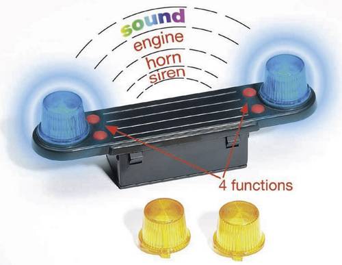 Bruder Licht und Sound Modul Fertigmodell Nutzfahrzeug Modell von Bruder