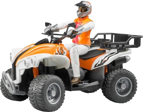 Bruder Quad mit Fahrer Fertigmodell Landwirtschafts Modell von Bruder