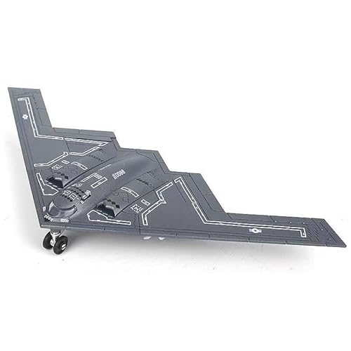 Bruhuan B-2 Bomber F35 F22 SU57 Fighter Modell Flugzeug Metallfarbe Decklack Baustein Baustein Bausteine Bausteine Bauspielzeug (B2) im Maßstab 1:100 von Bruhuan