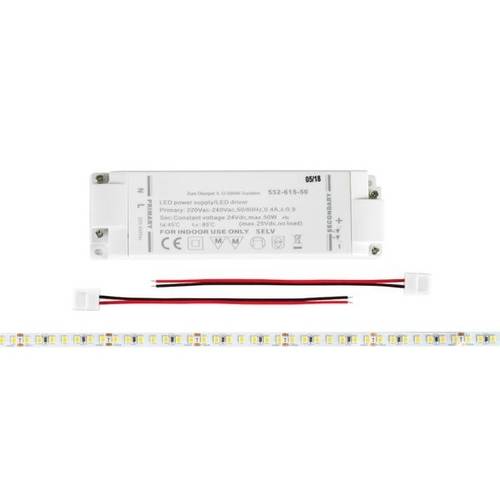 Brumberg 15292027 15292027 LED-Streifen-Komplettset EEK: F (A - G) 24V 5000mm Weiß 1St. von Brumberg