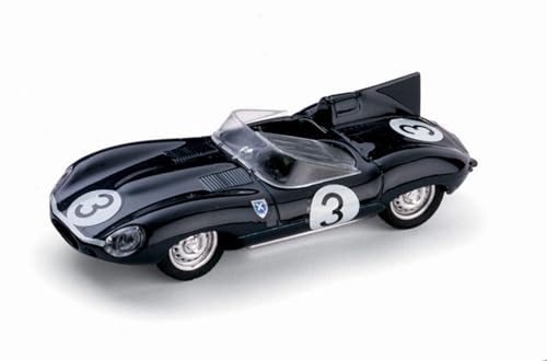 Scale Modell KOMPATIBEL MIT Jaguar D Type N.3 Winner LE Mans 1957 BUEB-FLOCKHART 1:43 BRUMM BM0149B von Brumm