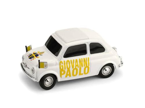 Brumm Scale Modell KOMPATIBEL MIT FIAT 500 Giovanni Paolo BEATO LUI 1:43 BMBR050 von Brumm